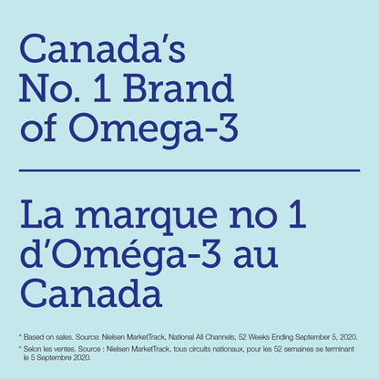 Webber Naturals Omega 3-6-9 1,200 mg Fish Oil, 180 Clear Enteric No Fishy Aftertaste Softgels, Supports Cardiovascular Health and Brain Function 🍁 All In One Marketplace Canada