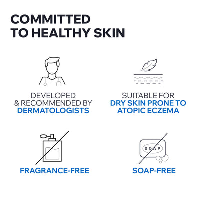 Uriage Xémose Cleansing Soothing Oil - Face & Body Cleanser & Shower Gel - Long-Lasting Comfort For Dry, Sensitive Skin Prone to Atopic Eczema - Soap-free, Fragrance-free For Your Whole Family - 1L 🍁 All In One Marketplace Canada