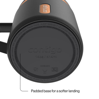 Contigo SnapSeal 14 oz Office Mug | Vacuum-Insulated Stainless Steel Tumbler for Hot Coffee & Tea or Cold Drinks | Spill-Proof Lid w/Straw Compatibility | BPA & Lead-Free | Dishwasher Safe 🍁 All In One Marketplace Canada