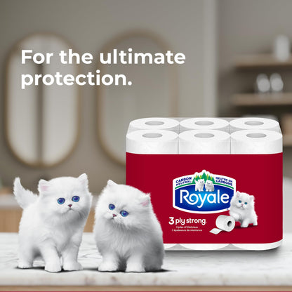 Royale 3-Ply Strong Toilet Paper, 48 Equal 96 Rolls, 165 Bathroom Tissues per roll 🍁 All In One Marketplace Canada
