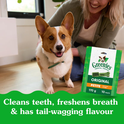 GREENIES Dog Treats Original Petite Natural Dental Care, (60 Treats) 36oz. Pack 🍁 All In One Marketplace Canada