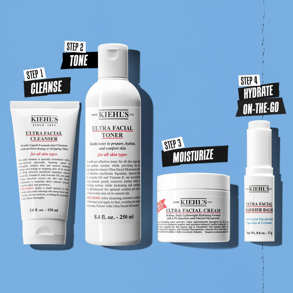 Kiehl's Ultra Facial Cream, 4.5% Squalane Daily Moisturizer 🍁 All In One Marketplace Canada