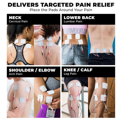 TENS 7000 Digital TENS Machine with Accessories - Muscle Stimulator Machine for Back Pain Relief, Sciatica, Neck, Nerve, Shoulder, Hip, Elbow, Muscle Pain Relief 🍁 All In One Marketplace Canada