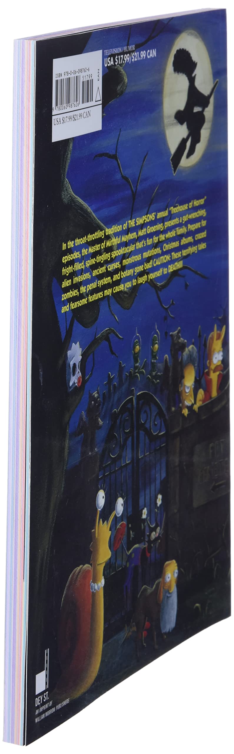 Bart Simpson's Treehouse of Horror Heebie-Jeebie Hullabaloo: The Essential Companion with Halloween Comics, Spooky Tips, and Springfield Fun