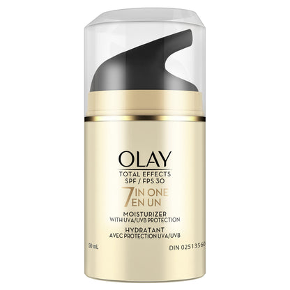 Olay Total Effects 7-In-One Anti-Aging Face Moisturizer with Vitamin B3, Niacinamide and Sunscreen SPF 30, 50ml 🍁 All In One Marketplace Canada
