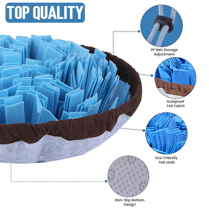 PET ARENA Adjustable Snuffle mat for Dogs, Dog Puzzle Toys, Enrichment Pet Foraging mat for Smell Training and Slow Eating, Stress Relief Interactive Dog Toy for Feeding, Dog Mental Stimulation Toys 🍁 All In One Marketplace Canada