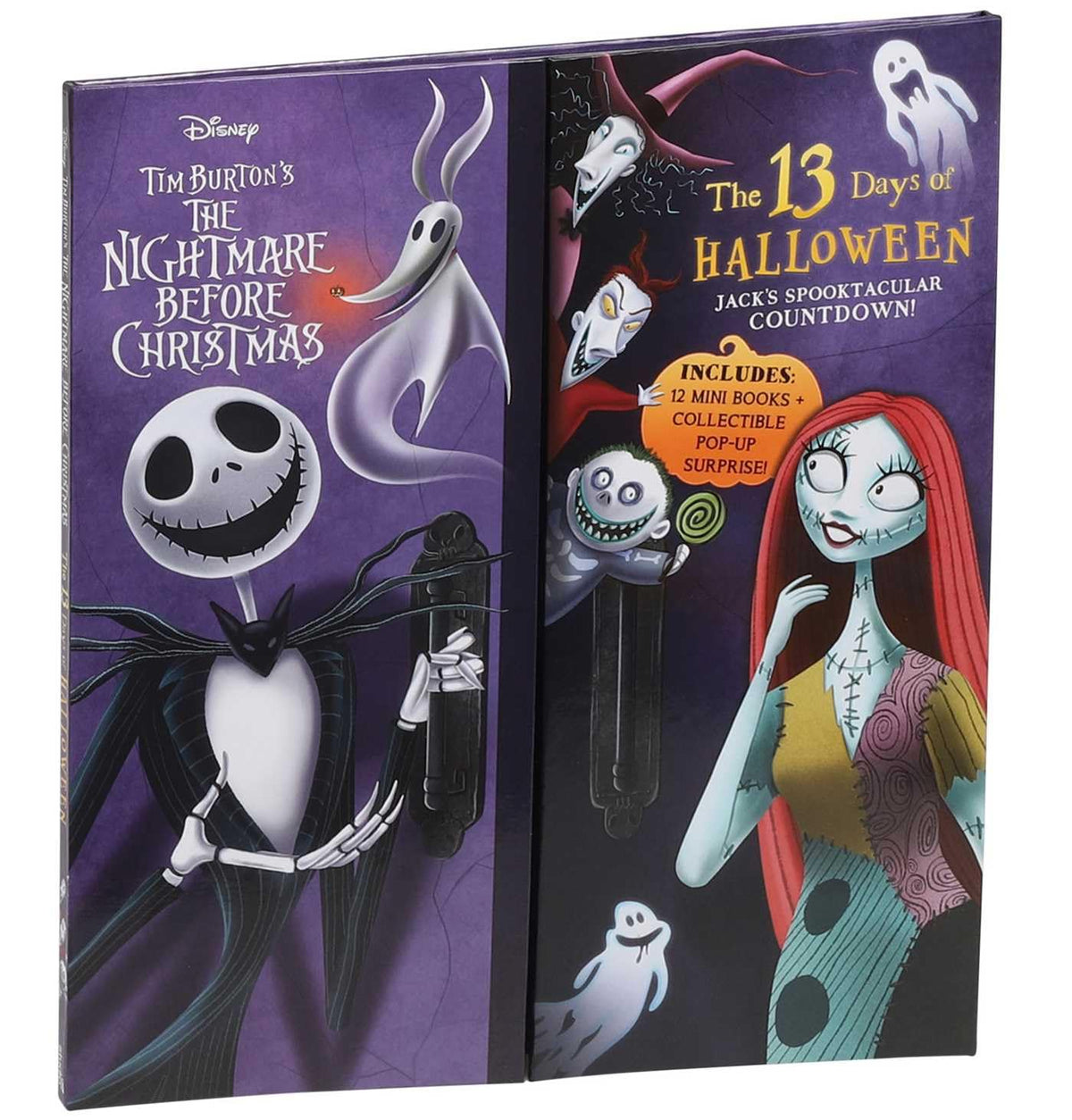 Disney: Tim Burton's The Nightmare Before Christmas: The 13 Days of Halloween - Children's Countdown Calendar for Disney Fans, Halloween Advent Calendar with Mini Books (Officially Licensed): Jack's Spooktacular Countdown!