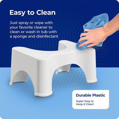 Squatty Potty The Original Bathroom Toilet Stool, White, 9" 🍁 All In One Marketplace Canada