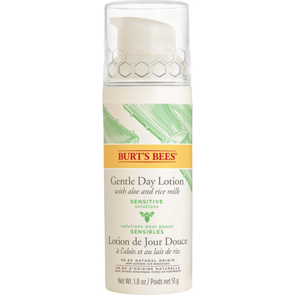 Burt's Bees Sensitive Hydrating Gentle Daily Face Cream Moisturizer Face Lotion for Sensitive Skin with Aloe and Rice Milk, , Mother's Day Gift, 98.9% Natural Origin, Developed with Dermatologists, 51g 🍁 All In One Marketplace Canada