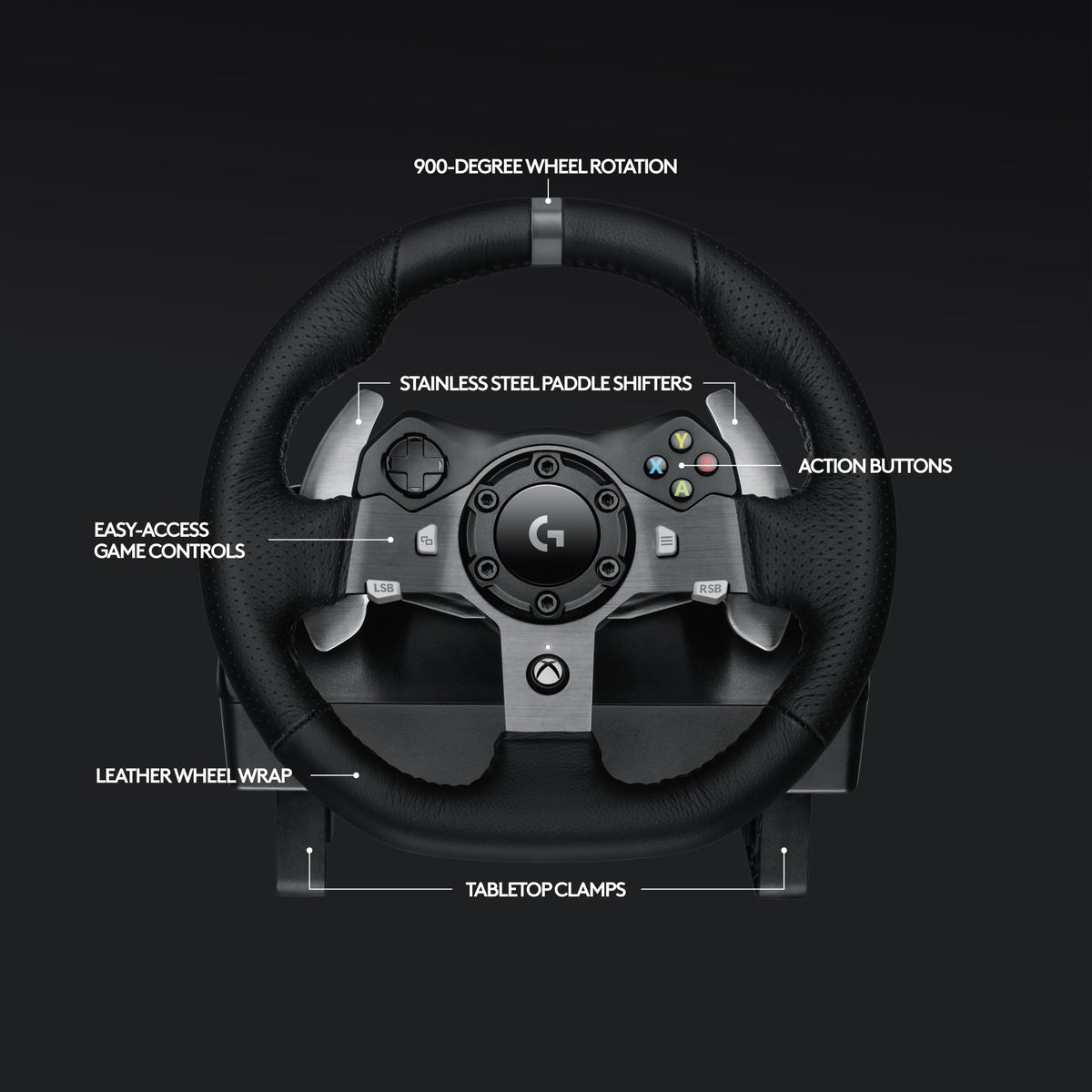 Logitech G920 Racing Wheel and Pedals for Xbox X|S/Xbox One/PC 🍁 All In One Marketplace Canada