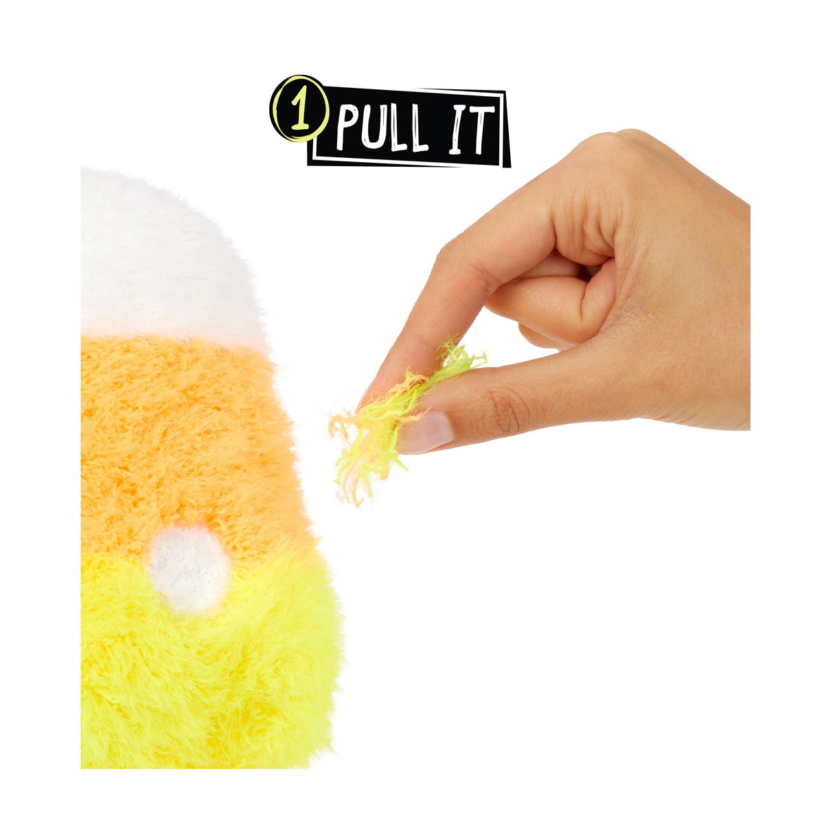 Fluffie Stuffiez Small Plush - Halloween Candy Corn