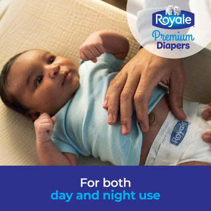 Royale Premium Diapers, Size Newborn (up to 10lb), 138 Count, Disposable Baby Diapers (Packaging may vary) 🍁 All In One Marketplace Canada