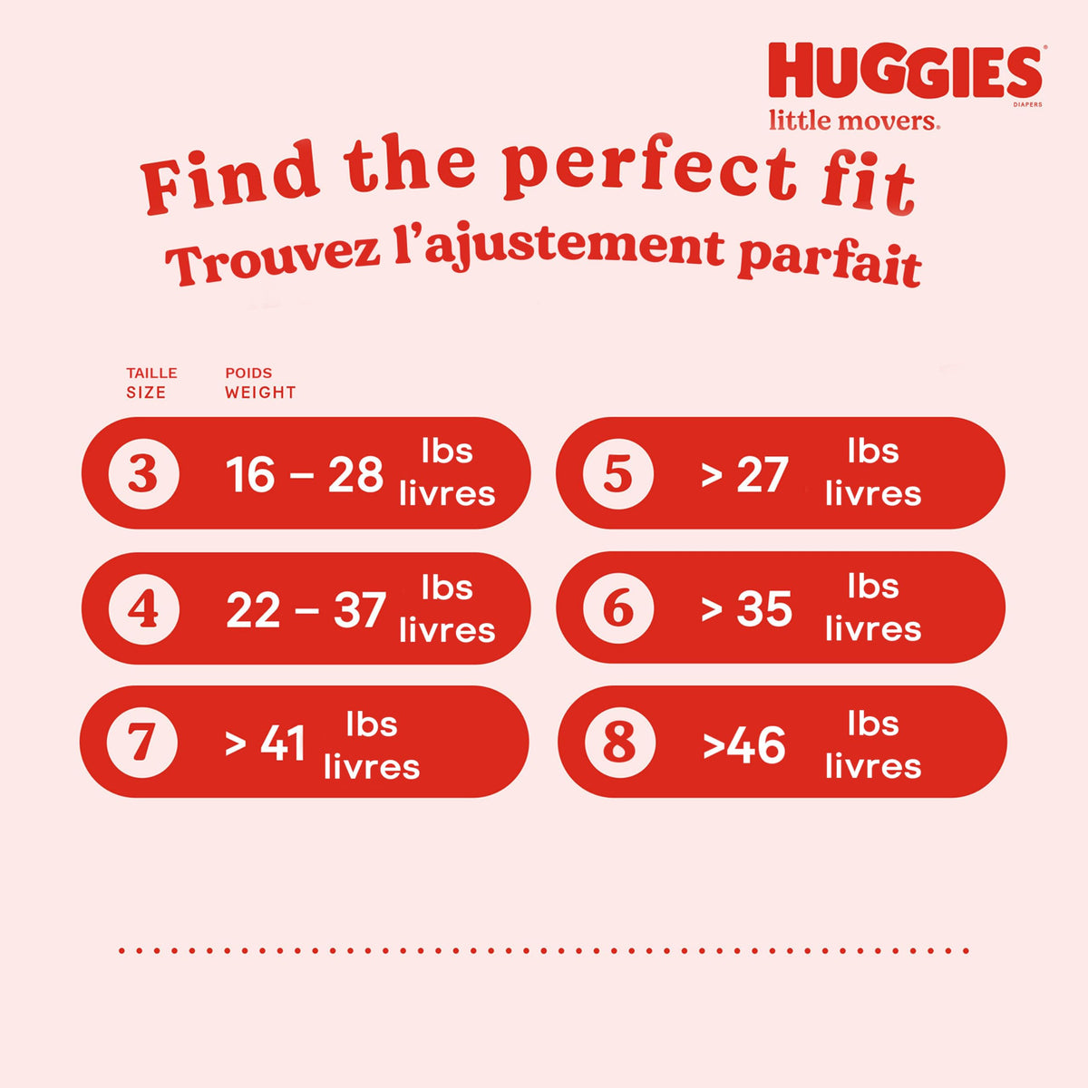 Huggies Size 3 Diapers, Little Movers Baby Diapers, Size 3 (16-28 lbs), 76 Count 🍁 All In One Marketplace Canada
