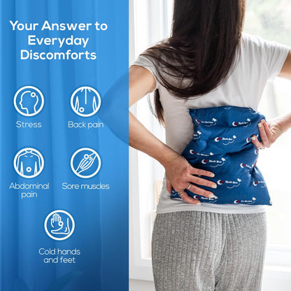 The Original Magic Bag X-Large Heating Compression, Hot/Cold Therapy for Back and Shoulder Pain Relief, Cordless Hot Cold Compress, 29 x 29 cm (11.5" x 11.5") 🍁 All In One Marketplace Canada
