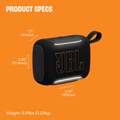 JBL Go 5 - Ultra-Portable Waterproof & Drop-Proof Speaker with JBL Legendary Sound & Ambient Edge Lighting, AirTouch Instant Stereo Pairing or Link Multiple Compatible Speakers via Auracast™ (Squad) 🍁 All In One Marketplace Canada