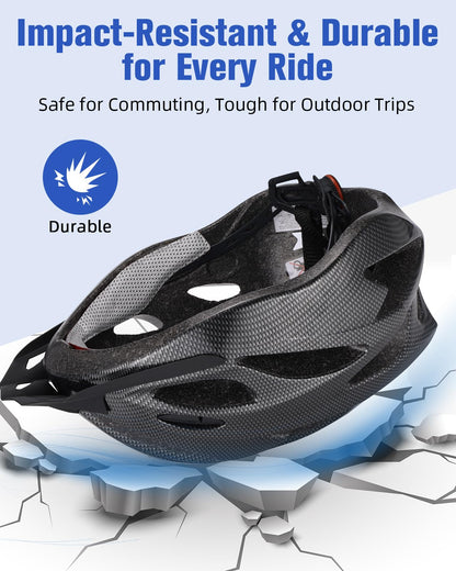 Zacro Bike Helmet Adult Men Women - CPSC Safety Certified Lightweight Bicycle Helmet with Detachable Sun Visor, Mountain Bike Helmet Suitable for Men Women Adults Youth 🍁 All In One Marketplace Canada