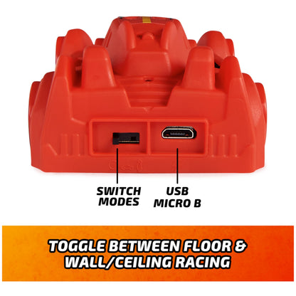Air Hogs, Zero Gravity Sprint RC Car Wall Climber, Red USB Micro B Rechargeable Indoor Wall Racer, Over 5-Inches Long, Toys for Kids Ages 4 and up 🍁 All In One Marketplace Canada