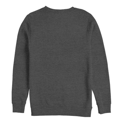 STAR WARS Men's The Last Jedi Happy Halloween PORG Logo Sweatshirt, Charcoal Heather, Medium
