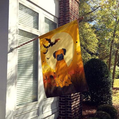 Caroline's Treasures BB4381CHF Halloween Fawn Boxer Flag Canvas House Size, Large, Multicolor