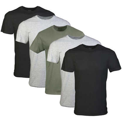 Gildan, Black/Sport Grey/Military Green (5-Pack), XL 🍁 All In One Marketplace Canada