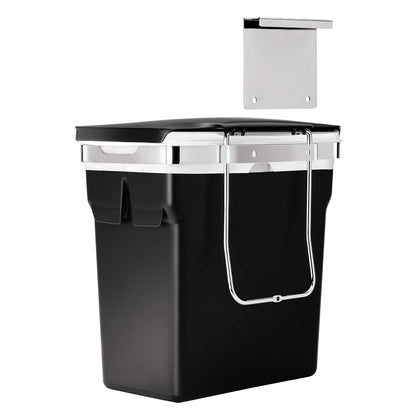 simplehuman 10 Liter / 2.6 Gallon In-Cabinet Trash Can, Heavy-Duty Steel Frame, Black 🍁 All In One Marketplace Canada