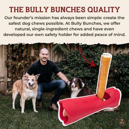 Bully Bunches Premium (6" Standard - 5 Pack) Odour-Free, Consistently Sized Bully Sticks for Small & Medium Dogs & Puppies, Long-Lasting Oral Care Chews, All-Natural Single-Ingredient Beef, No Rawhide 🍁 All In One Marketplace Canada
