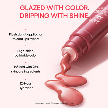 LANEIGE Glaze Craze Tinted Lip Serum for Hydrating, Glossy, Nourished Lips with Plumping Polypeptides, Peach Glaze 🍁 All In One Marketplace Canada