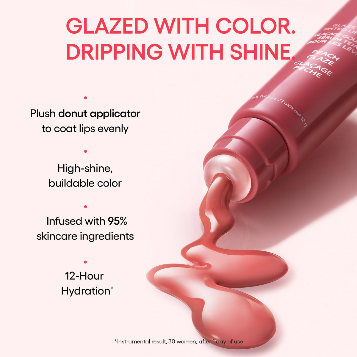 LANEIGE Glaze Craze Tinted Hydrating Lip Serum, for Glossy, Nourished Lips with Plumping Polypeptides, Chocolate Frosting 🍁 All In One Marketplace Canada