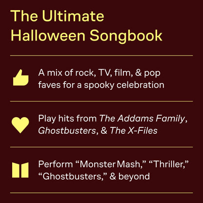 Halloween Spooktacular Piano Vocal Guitar Songbook | Piano Music Book with 37 Frightening Hits | Halloween Music Sheet Music Collection for Singers and Pianists | Music Arrangements