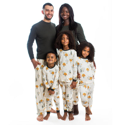 Burt's Bees Baby Baby Womens Family Jammies, Matching Holiday Pajamas, Organic Cotton PJs, Halloween Costumes, 6 Months