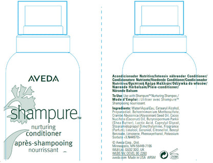 Aveda Shampure Nurturing Conditioner for Fine to Medium Hair | Lightweight Conditioner | 98% Naturally Derived* | Calming Aroma of Lavender & Ylang Ylang, 250ml 🍁 All In One Marketplace Canada