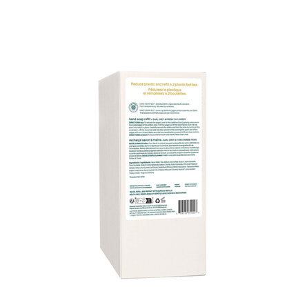 ATTITUDE Liquid Hand Soap, Made in Canada, EWG Verified, Plant and Mineral-Based, Vegan Personal Care Products, Earl Grey & Fresh Cucumber Scent, Bulk Refill Format, 2 Liters 🍁 All In One Marketplace Canada