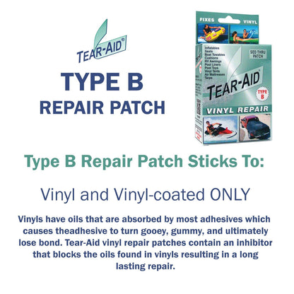 Tear-Aid Repair Airhead Tear-Aid Vinyl Repair Kit, Packaging May Vary,multicolor,1 Pack,D-KIT-B01-100 🍁 All In One Marketplace Canada