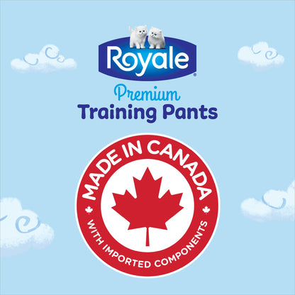 Royale Premium Training Pants, Size Medium, 2T-3T (Up to 34 lbs), 111 Count, Disposable Training Pants (Packaging may vary) 🍁 All In One Marketplace Canada