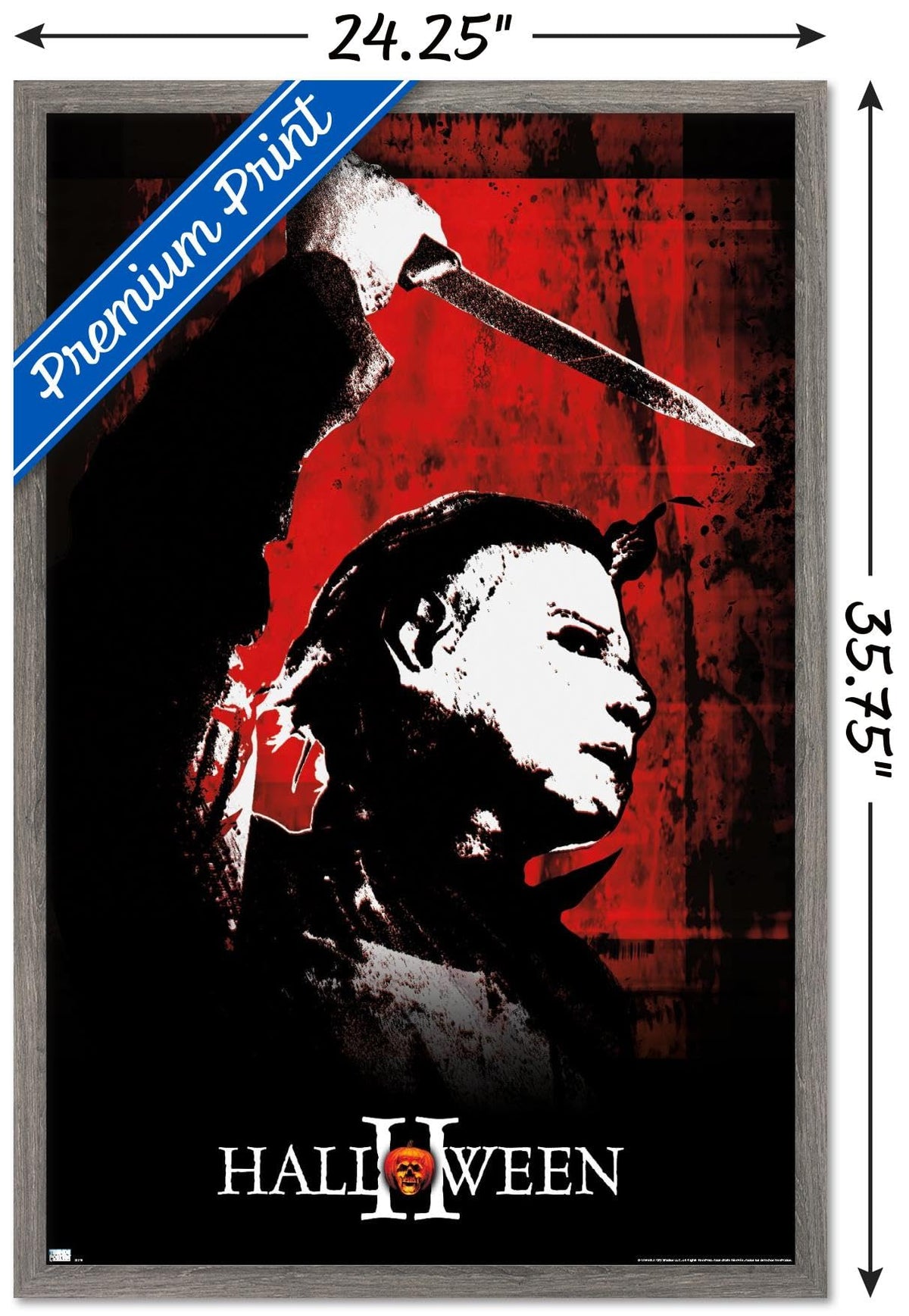 Halloween II - Red Wall Poster