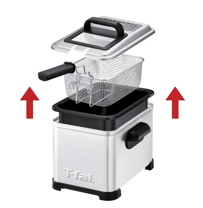 T-Fal Deep Fryer, Friteuse, single Basket Deep Fryer, Semi-Pro Deep Fryer, Stainless Steel 🍁 All In One Marketplace Canada