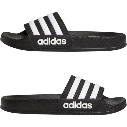 adidas Unisex Kids Adilette Shower, Core Black/White/Core Black, 4/Big Kid 🍁 All In One Marketplace Canada