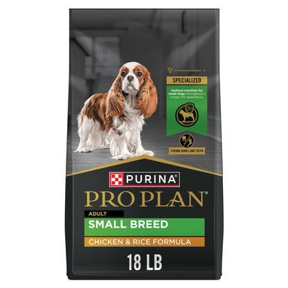 Purina Pro Plan Dry Dog Food, Specialized Small Breed Chicken & Rice - 8.16 kg Bag (1 Pack) 🍁 All In One Marketplace Canada