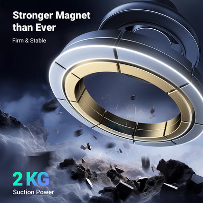 UGREEN Magsafe Phone Mount for Car, Not Blocking Air Vent, with 2 Metal Rings for All Phones Strengthen Magnetic Car Phone Holder Compatible with iPhone 17 16 15 Pro Max 14 13 12 Pro Mini MagSafe Case 🍁 All In One Marketplace Canada