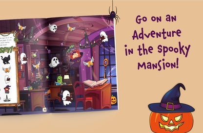I Spy Halloween in the Spooky Mansion: Spot Pumpkins, Candy, Friendly Monsters & More! A Cute Halloween Gift for Toddlers