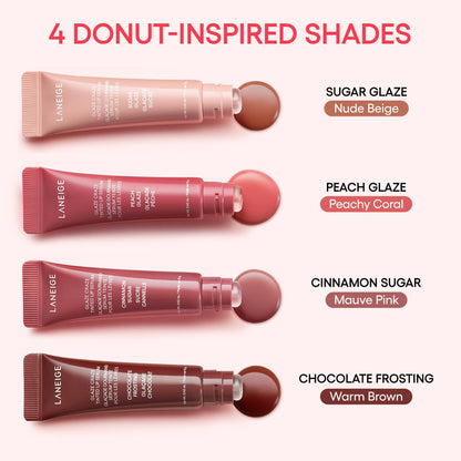 LANEIGE Glaze Craze Tinted Lip Serum for Hydrating, Glossy, Nourished Lips with Plumping Polypeptides, Peach Glaze 🍁 All In One Marketplace Canada