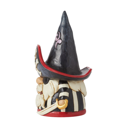 Enesco Jim Shore Heartwood Creek Halloween Gnome in Pirate Costume Figurine, 5.71 Inch, Multicolor
