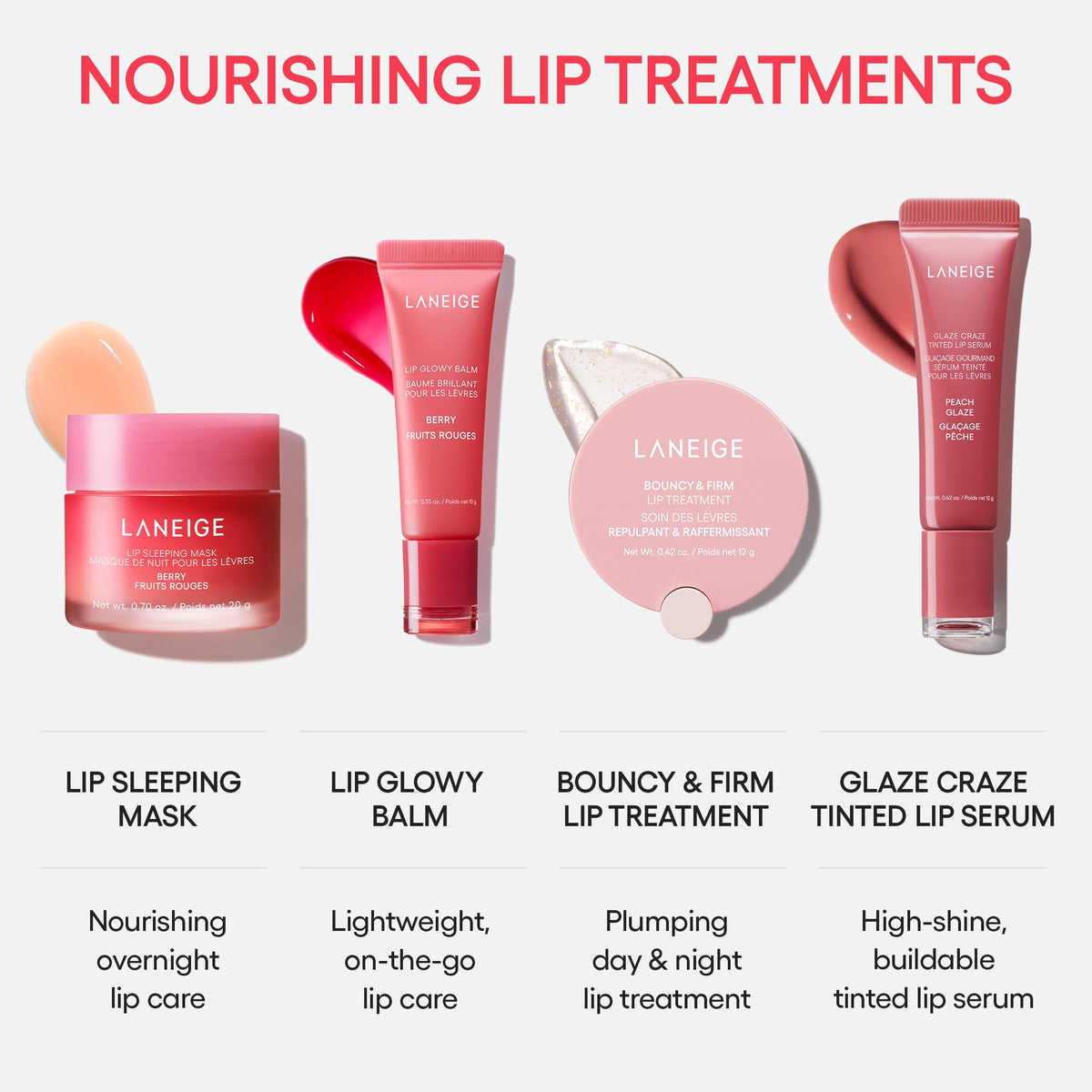 LANEIGE Glaze Craze Tinted Lip Serum, Cinnamon Sugar: Hydrating Lip Serum for Glossy, Nourished Lips with Plumping Polypeptides 🍁 All In One Marketplace Canada