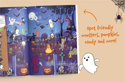 I Spy Halloween 2-in-1: Spot Friendly Monsters & Explore the Spooky Mansion! A Big Search and Find Book for Toddlers