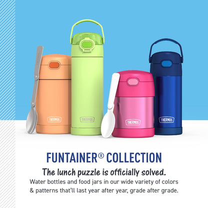 THERMOS FUNTAINER Kids Food Jar with Spoon, 10oz, Black 🍁 All In One Marketplace Canada