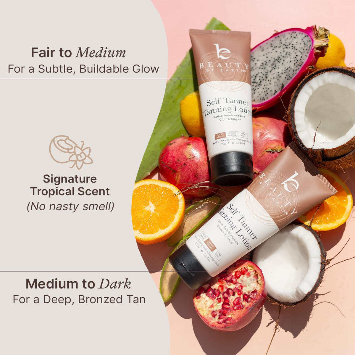 Self Tanner Tanning Lotion - Made with Natural & Organic Ingredients, Sunless Tanning Lotion for Body, Perfect Self Tan for Women & Men for a Natural Looking Glow, Fair to Medium 🍁 All In One Marketplace Canada