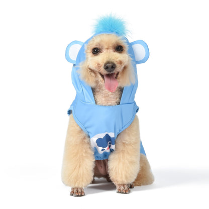 Care Bear for Pets Halloween Grumpy Bear Sleeveless Hoodie Dog Costume - Officially Licensed Halloween Costumes for Dogs, Size Medium