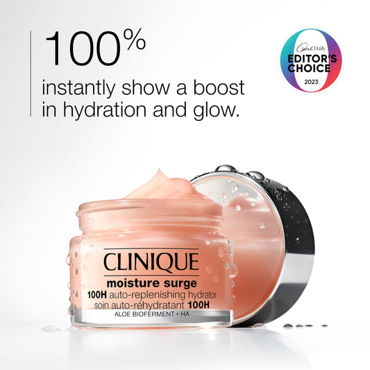 Clinique Moisture Surge 100H Auto-Replenishing Hydrator Oil Free Face Moisturizer With Hyaluronic Acid For All Skin Types | Hydrating + Moisturizing, 30ml 🍁 All In One Marketplace Canada