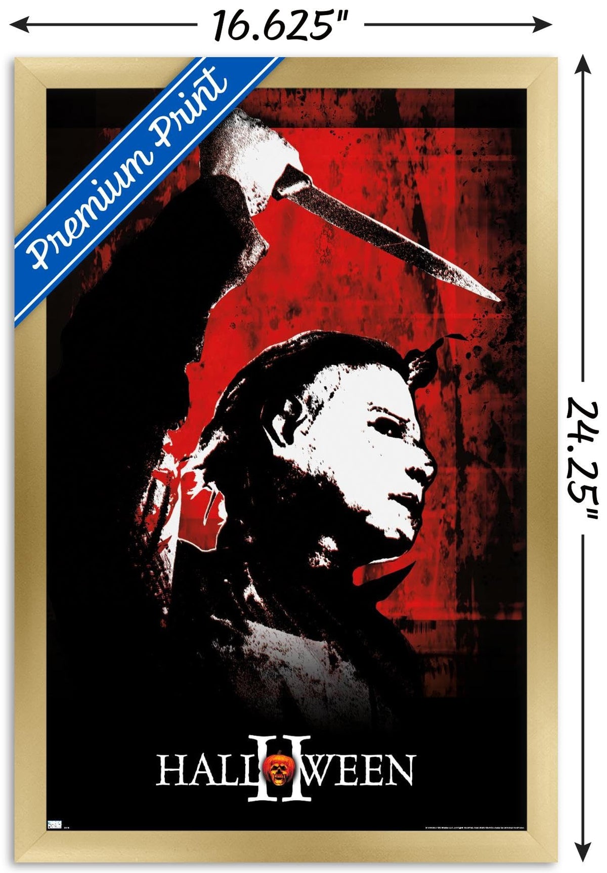 Halloween II - Red Wall Poster