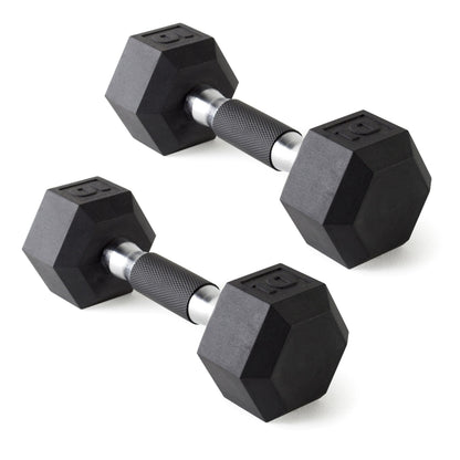 CAP Barbell 10 LB Coated Hex Dumbbell Weight Pair with Padded Grip 🍁 All In One Marketplace Canada